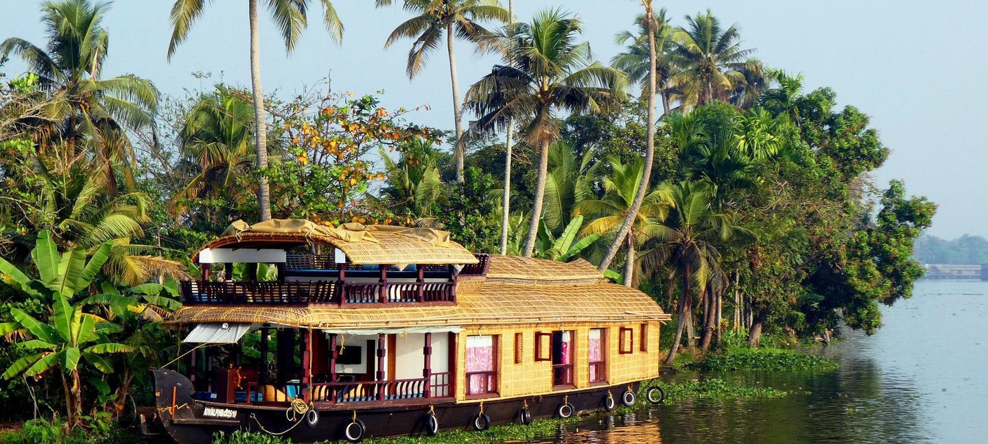 Its the simple life at its best on a boathouse in Alleppey