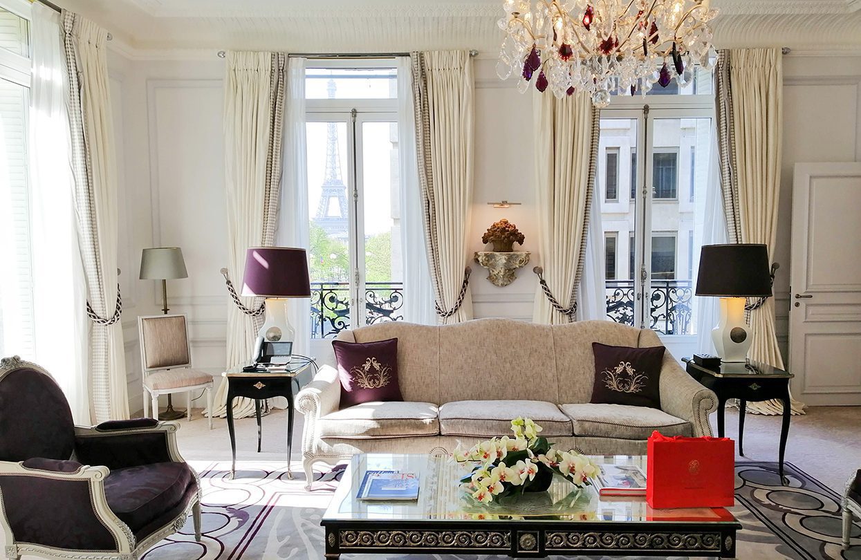 The Eiffel Suite at Hôtel Plaza Athénée