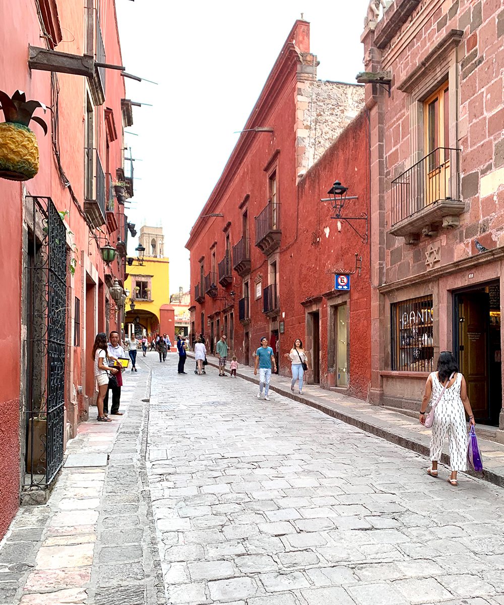 Picturesque alleyways of San Miguel