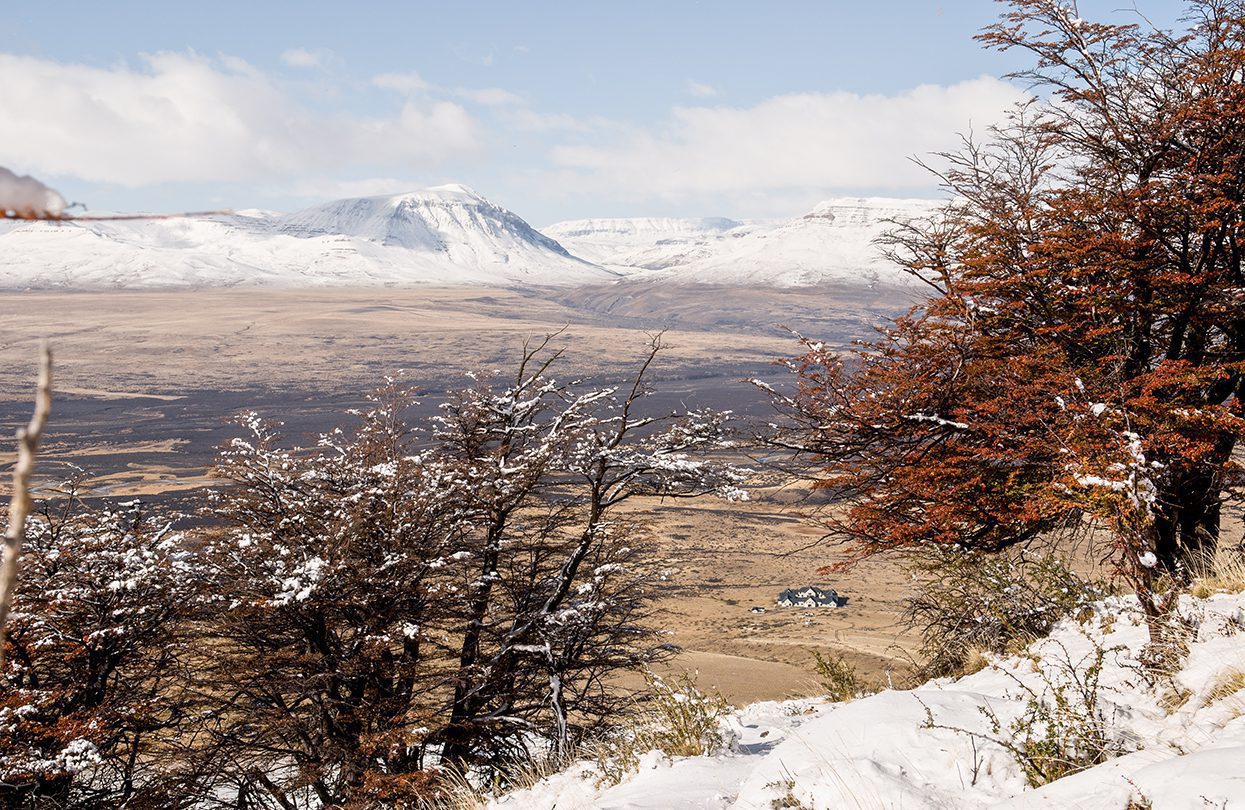 The vast landscape of Eolo Patagonia