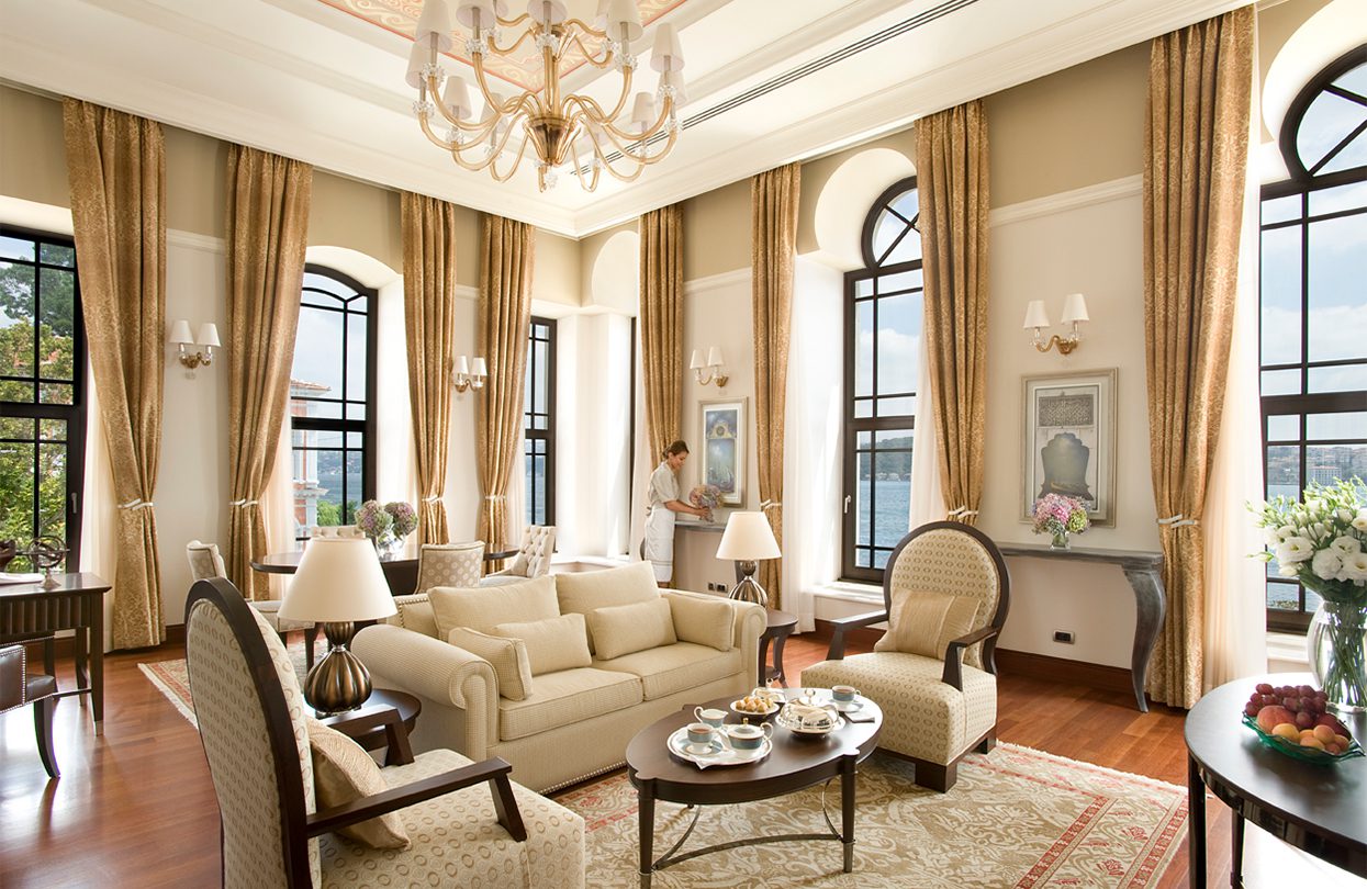 Four Seasons at the Bosphorus Palace Room with a view & outdoor dining