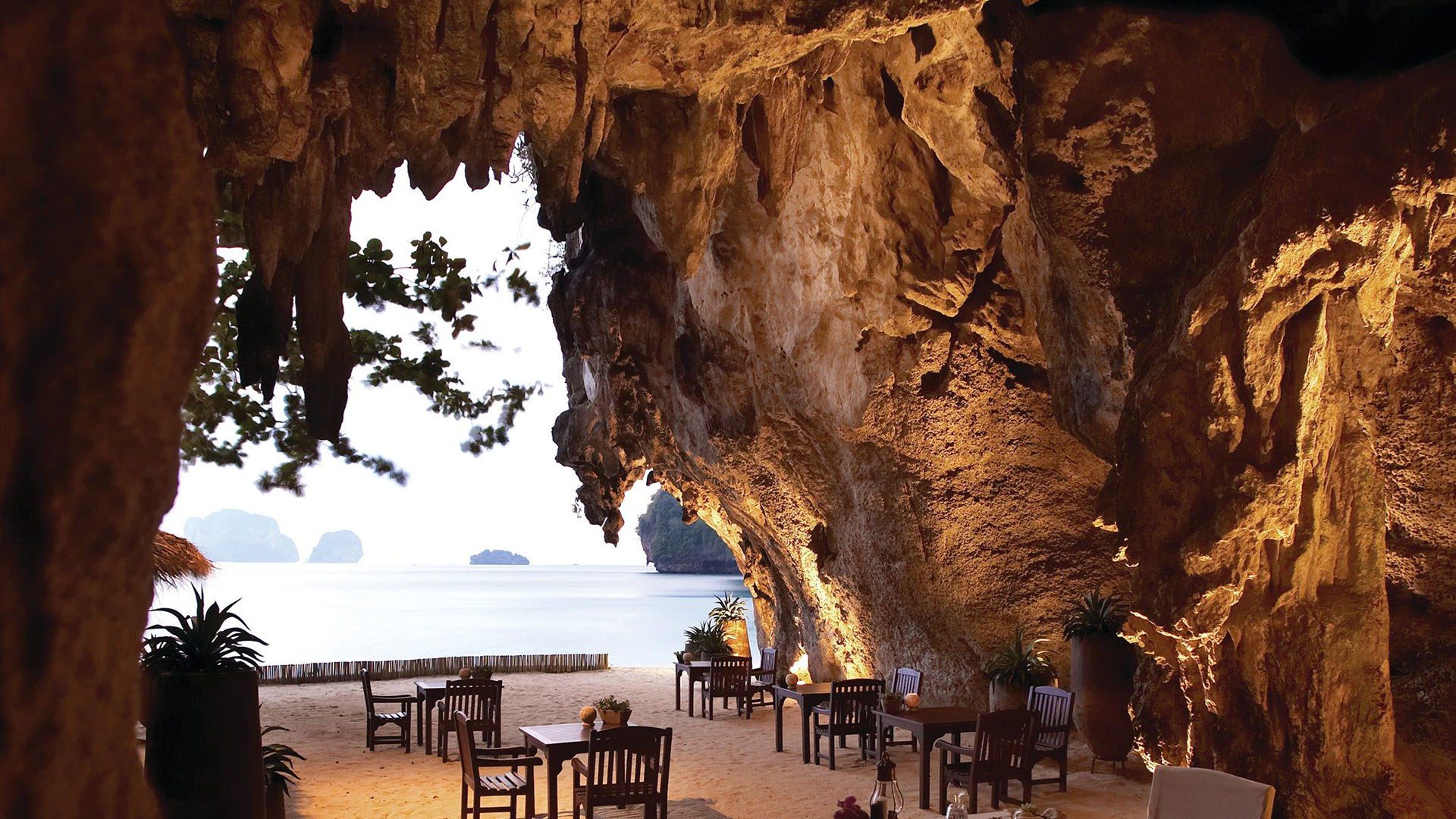 Grotto at Rayavadee Krabi, Thailand